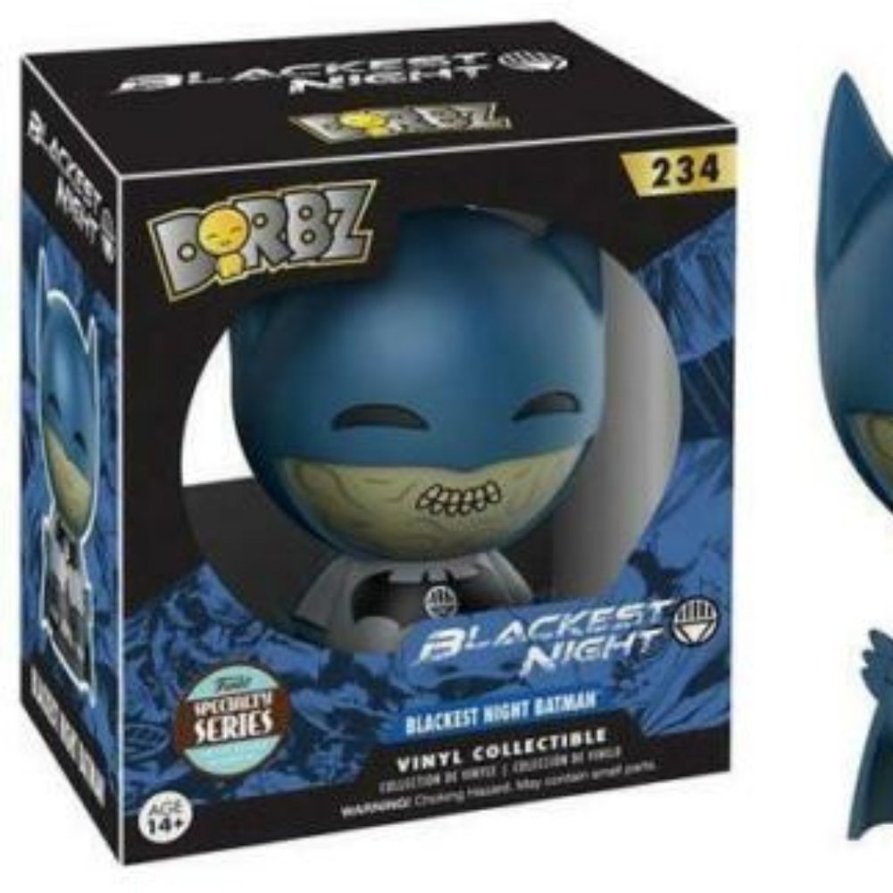 NWT Dorbz Specialty‎ Series DC: Blackest Night BATMAN